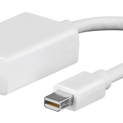 GOOBAY καλώδιο mini DisplayPort σε HDMI θηλυκό 51729, 0.15m, λευκό