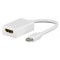 GOOBAY καλώδιο mini DisplayPort σε HDMI θηλυκό 51729, 0.15m, λευκό