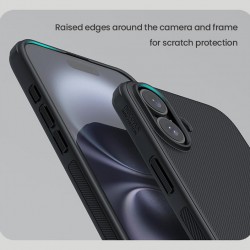 NILLKIN θήκη Super Frosted Shield Pro για iPhone 16 Plus, μαύρη