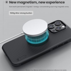 NILLKIN θήκη Super Frosted Shield Pro Magnetic για iPhone 16 Pro, μαύρη