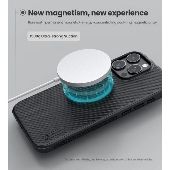 NILLKIN θήκη Super Frosted Shield Pro Magnetic για iPhone 16 Pro, μπλε