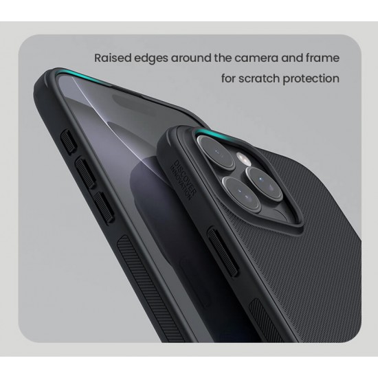 NILLKIN θήκη Super Frosted Shield Pro Magnetic για iPhone 16 Pro, μπλε