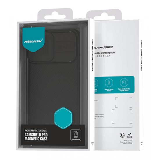 NILLKIN θήκη CamShield Pro Magnetic για iPhone 16, μαύρη