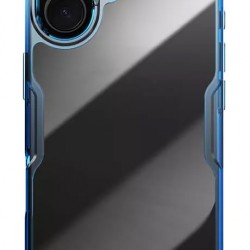 NILLKIN θήκη Nature TPU Pro για iPhone 16, διάφανη-μπλε