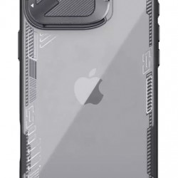 NILLKIN θήκη Iceblade Prop για iPhone 16 Pro Max, διάφανη-μαύρη