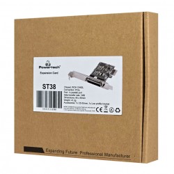 POWERTECH κάρτα επέκτασης PCIe σε 1x parallel ST38, 1MB, 85x60mm