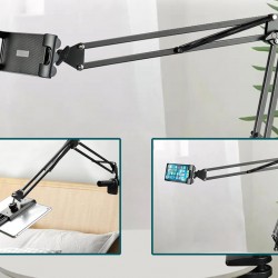 POWERTECH βάση γραφείου για smartphone/tablet PT-1353 έως 11", μαύρη