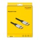 DELOCK καλώδιο DisplayPort 2.1 80634, 16K/60Hz, 40 Gbps, 2m, μαύρο