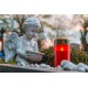 GOOBAY LED φωτιστικό κερί αφιέρωσης 74366, 2400K, IP44, κόκκινο