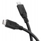 GOOBAY καλώδιο USB-C 74185, USB4, 240W, 40Gbps, 8K/60Hz, 1.8m, μαύρο