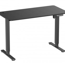 BRATECK ηλεκτρικό γραφείο S12-22RE-B με ρυθμιζόμενο ύψος, 120x60x72~114cm, μαύρο
