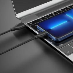 CELEBRAT καλώδιο micro USB σε USB CB-31, 3A, 480Mbps, 1m, μαύρο