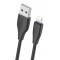 CELEBRAT καλώδιο Lightning σε USB CB-31, 3A, 480Mbps, 1m, μαύρο