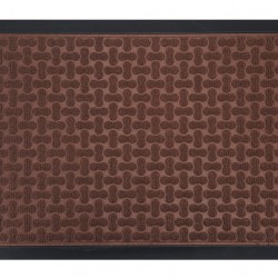 HOME USE πατάκι εισόδου HUH-0211, αντιολισθητικό, 60x40cm, 5mm πάχος, καφέ