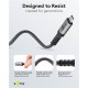 GOOBAY καλώδιο USB-C 74212, USB4, 240W, 40Gbps, 8K/60Hz, 1.5m, γκρι