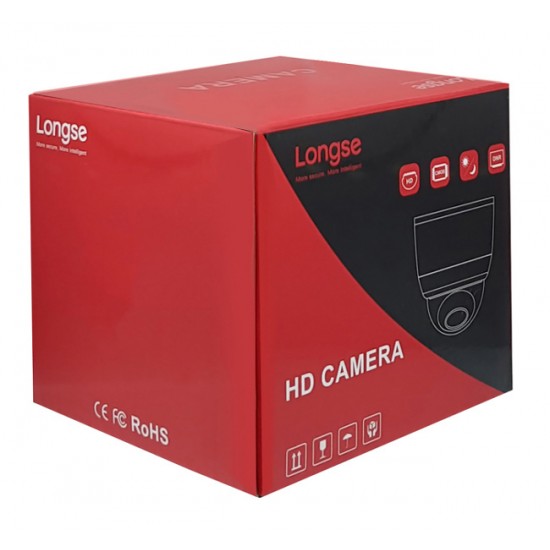 LONGSE υβριδική κάμερα CMSBHTC500FKE, 2.8mm, 5MP, IP67, AOC, IR έως 25m