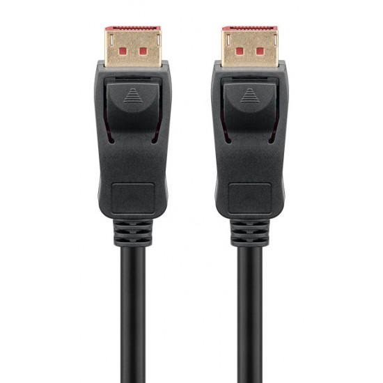 GOOBAY καλώδιο DisplayPort 74760, 16K/60Hz, 80 Gbps, 1m, μαύρο