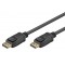 GOOBAY καλώδιο DisplayPort 74759, VESA Certified, 16K/60Hz, 80 Gbps, 1m, μαύρο