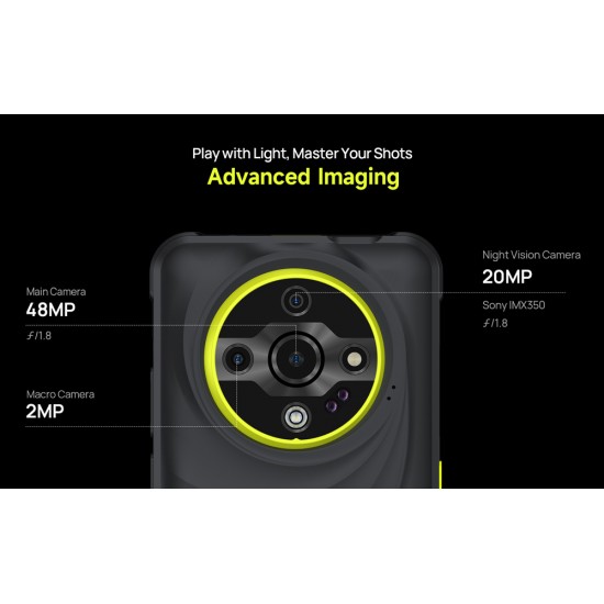 ULEFONE smartphone Armor X31, 6.56", 6/128GB, 6050mAh, IP68/IP69K, μαύρο