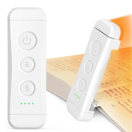 GLOCUSENT LED φακός διαβάσματος GLCSNTBL304, επαναφορτιζόμενος, έως 28lm, λευκός