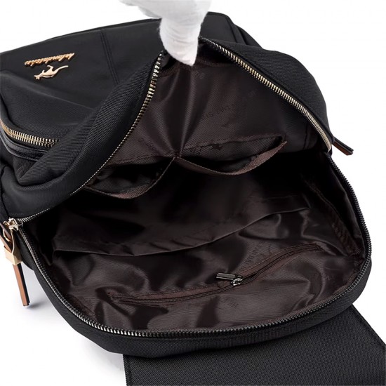 BALIDAISHU γυναικεία τσάντα πλάτης LBAG-0032, μαύρη