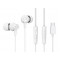CELEBRAT earphones με μικρόφωνο G38, USB-C σύνδεση, 10mm, 1.2m, λευκά