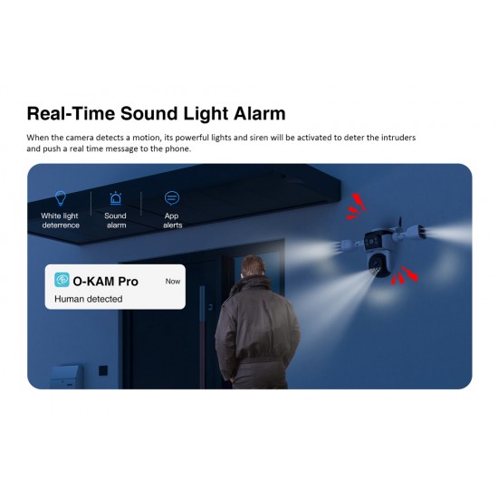 VSTARCAM smart κάμερα CS621SR, triple lens, 2MP, WiFi, SD, PTZ, IP66