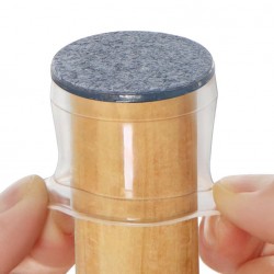 HOME USE προστατευτικές τάπες επίπλων HUH-0224, 25-30mm, διάφανες, 24τμχ