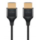 GOOBAY καλώδιο HDMI 75294 με Ethernet, slim, 4K/60Hz, 18 Gbps, 2m, μαύρο