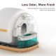 BRUNO smart αυτοκαθαριζόμενη τουαλέτα γάτας BRN-0235, 58.2x51.3x53cm, λευκή