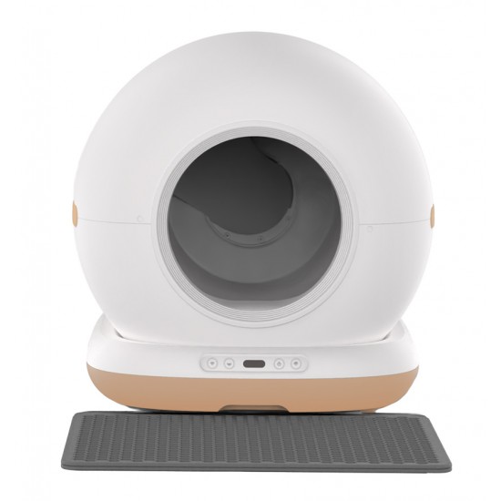 BRUNO smart αυτοκαθαριζόμενη τουαλέτα γάτας BRN-0235, 58.2x51.3x53cm, λευκή