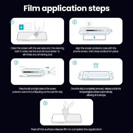 NILLKIN tempered glass Guardian 2.5D για Apple iPhone 16 Plus