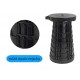 HOME USE πτυσσόμενο καρεκλάκι HUH-0230, αντοχή έως 250kg, 25.5x45cm, μαύρο