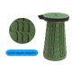 HOME USE πτυσσόμενο καρεκλάκι HUH-0232, αντοχή έως 250kg, 25.5x45cm, πράσινο