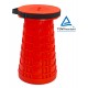 POWERTECH πτυσσόμενο καρεκλάκι HUH-0233, αντοχή έως 250kg, 25.5x45cm, κόκκινο
