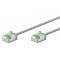 GOOBAY καλώδιο δικτύου 74343, CAT 8.1 U/FTP, ultra slim, copper, 2000MHz, 0.15m, γκρι