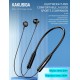 KAKUSIGA earphones KSC-1472 με μαγνήτη, Bluetooth, 10mm, 130mAh, μαύρα