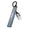 KAKUSIGA USB hub KSC-1416, 4x θυρών, USB 3.0, 5Gbps, USB σύνδεση, γκρι