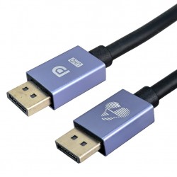 POWERTECH καλώδιο DisplayPort CAB-DP075, 8K/60Hz, 48 Gbps, 5m, μαύρο