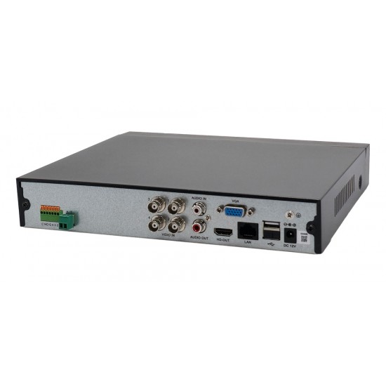 LONGSE XVR υβριδικό καταγραφικό XVR3004C1P, 8MP H.265/H.264, 4 καναλιών