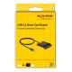 DELOCK card reader 91724 για smart card, USB σύνδεση, 480Mbps, μαύρο