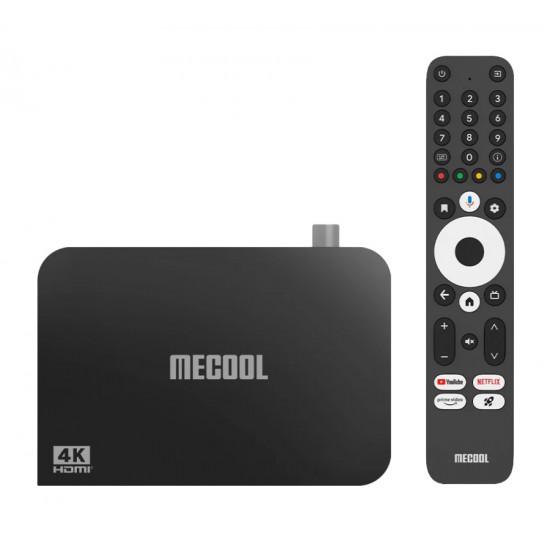 MECOOL TV Box KT2 με ψηφιακό δέκτη DVB-T2, 4K, 2/32GB, WiFi, Google/Netflix πιστοποίηση, Android 11