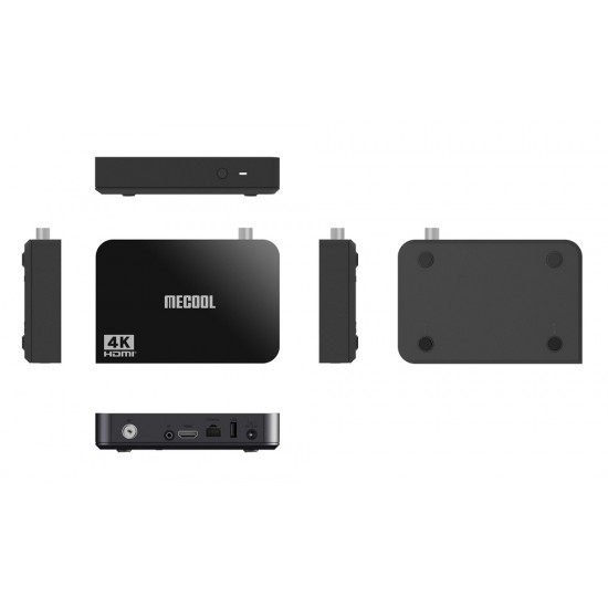 MECOOL TV Box KT2 με ψηφιακό δέκτη DVB-T2, 4K, 2/32GB, WiFi, Google/Netflix πιστοποίηση, Android 11
