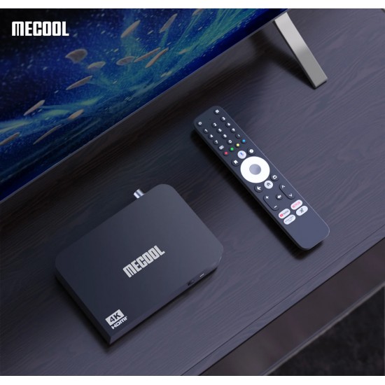 MECOOL TV Box KT2 με ψηφιακό δέκτη DVB-T2, 4K, 2/32GB, WiFi, Google/Netflix πιστοποίηση, Android 11