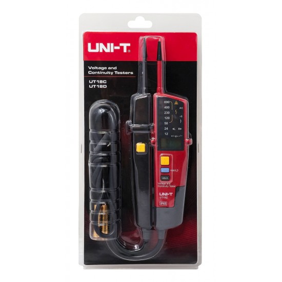 UNI-T μετρητής τάσης AC/DC UT18C, 12V έως 690V, IP65