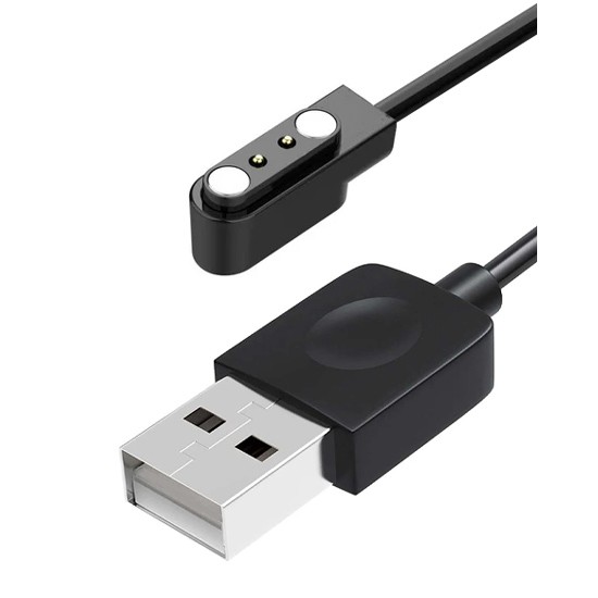 ZEBLAZE USB καλώδιο φόρτισης για smartwatch Ares 3 Plus, μαύρο