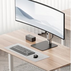 BRATECK βάση γραφείου οθόνης LDT70-T01, 17-49", έως 18kg, heavy duty