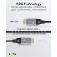 GOOBAY καλώδιο HDMI 2.1 76277 με Ethernet, AOC, 8K/60Hz, 48 Gbps, 40m, μαύρο