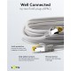 GOOBAY καλώδιο δικτύου 91594, CAT 7 S/FTP, copper, 500MHz, 1.5m, γκρι