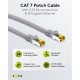 GOOBAY καλώδιο δικτύου 91585, CAT 7 S/FTP, copper, 500MHz, 1m, γκρι